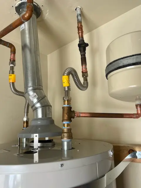 Water heater installation and plumbing repair in Tennent